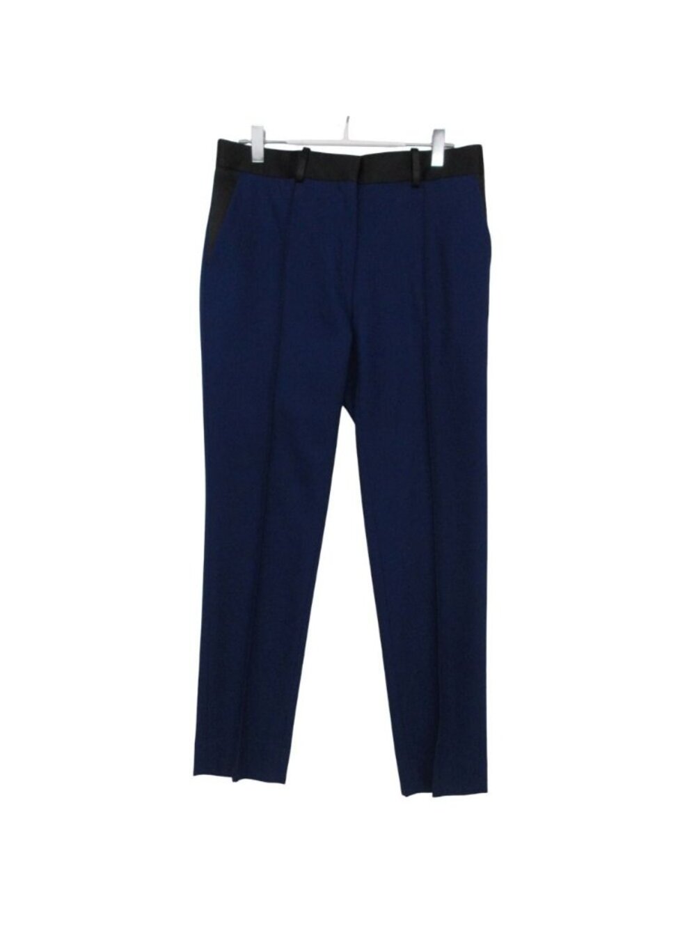 Celine Pants Phoebe Philo Era Bicolor Center Crease Trousers Blue
